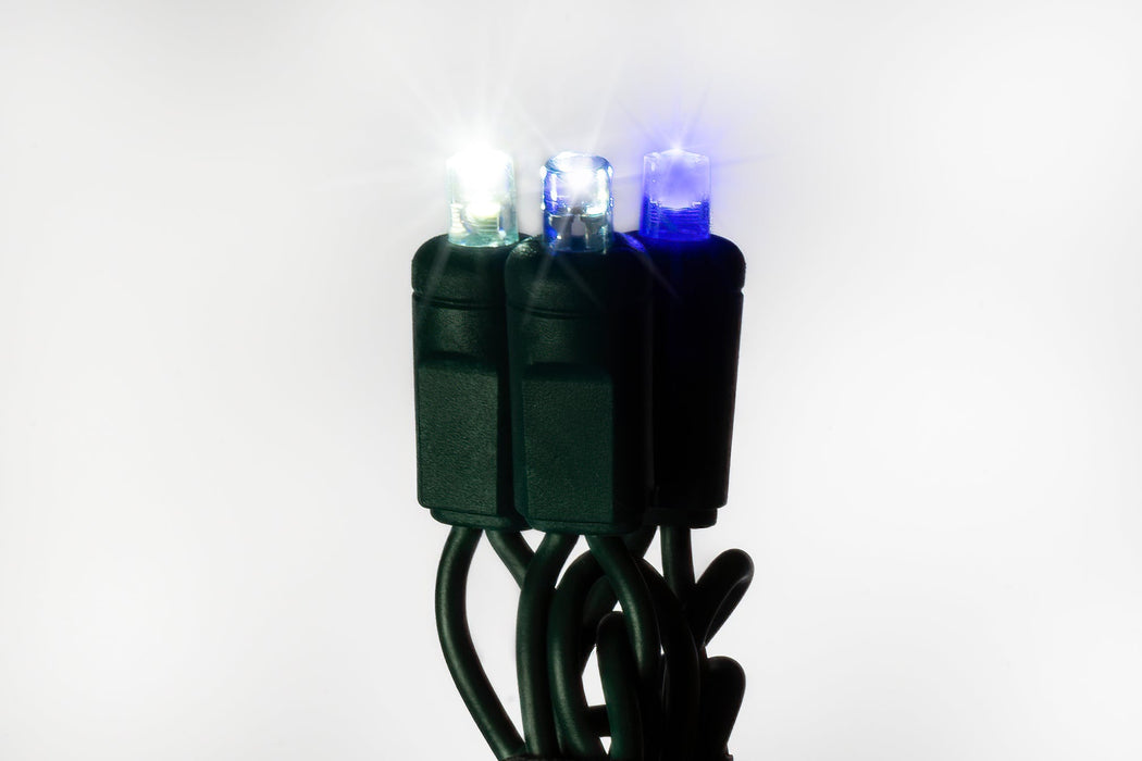 5mm Motion Light Set 50ct Balled-6" Spacing (Strobe / Twinkle) (Green Wire) Light Sets Lights for Christmas 