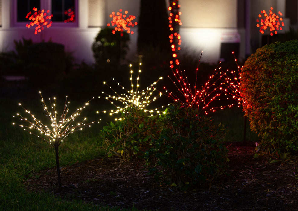 LED 36" Glimmer Spray Spheres Lights for Christmas 