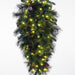 Sequoia Fir Tear Drop Wreaths & Garland Lights for Christmas 36" - Warm White 