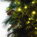 Sequoia Fir Tear Drop Wreaths & Garland Lights for Christmas 