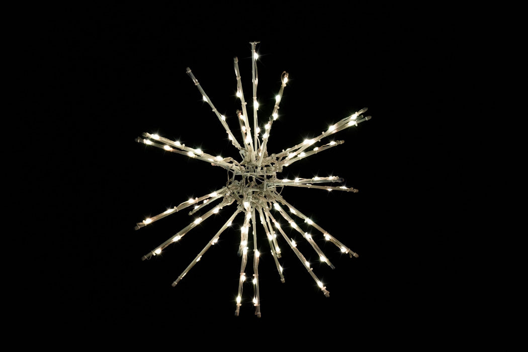 3D Starburst Lights for Christmas Pure White 15 