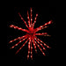 3D Starburst Lights for Christmas Red 15 