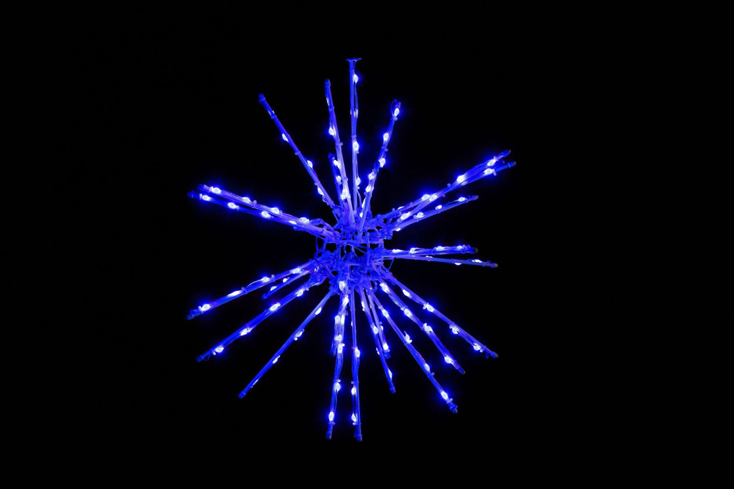 3D Starburst Lights for Christmas Blue 15 