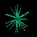 3D Starburst Lights for Christmas Green 15 