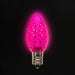 C7 LED Bulbs (25 Bulbs) Bulbs Lights for Christmas Pink 