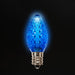 C7 LED Twinkle Bulbs (25 Bulbs) Bulbs Lights for Christmas Blue 