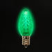 C7 LED Twinkle Bulbs (25 Bulbs) Bulbs Lights for Christmas Green 