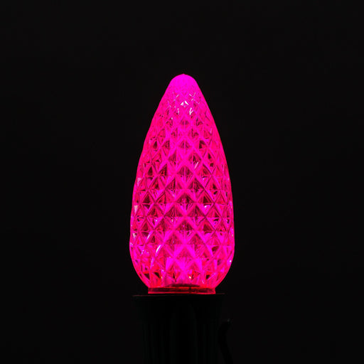 C9 LED Bulbs Bulbs Lights for Christmas Pink 