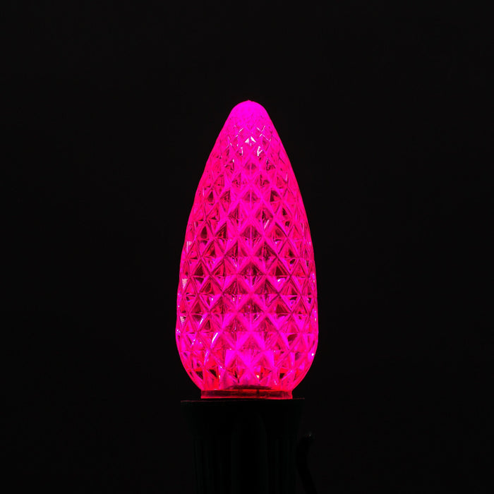 C9 LED Bulbs Bulbs Lights for Christmas Pink 