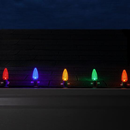 C9 LED Bulbs Bulbs Lights for Christmas Multi 