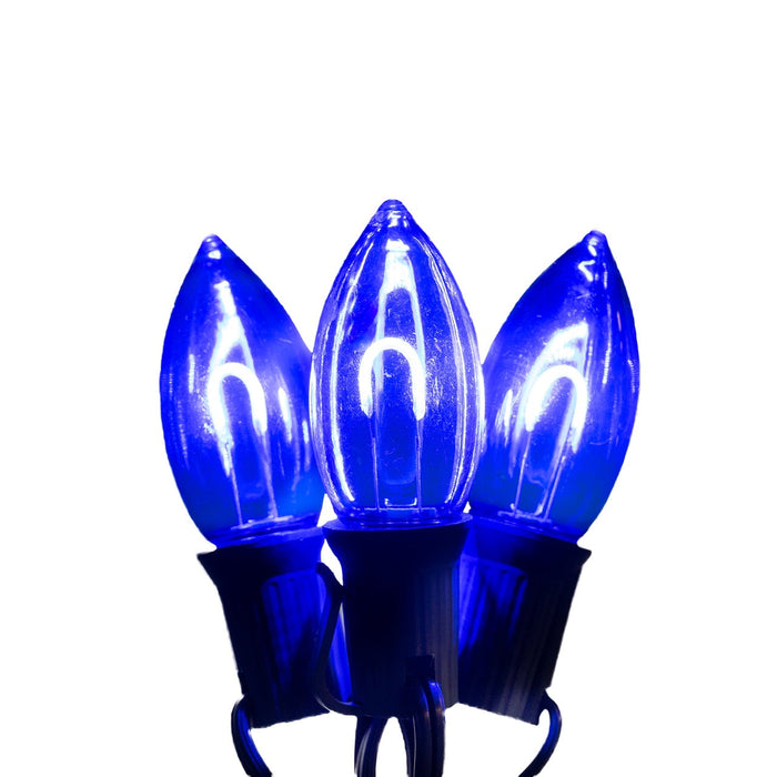 C9 LED Filament Bulbs Bulbs Lights for Christmas Blue 