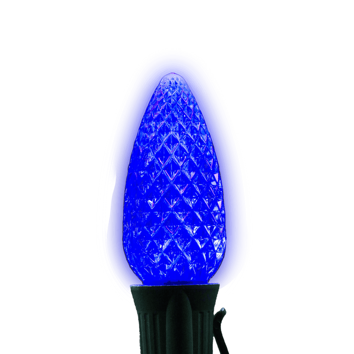 C9 LED Twinkle Bulbs Bulbs Lights for Christmas Blue 