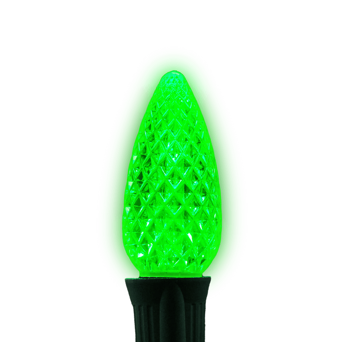 C9 LED Twinkle Bulbs Bulbs Lights for Christmas Green 