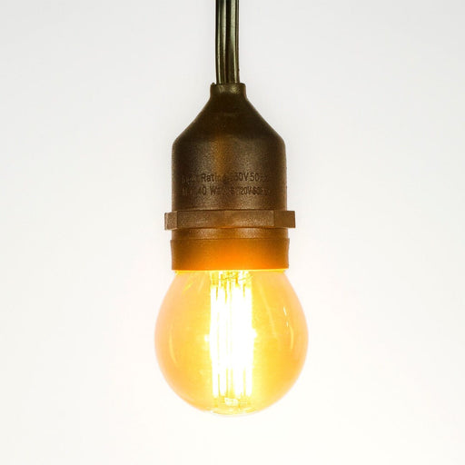 G45 Filament 4W - Amber - 70mm Bulbs Lights for Christmas Amber 