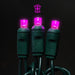 5mm Light Set 70ct Balled- 4" Spacing (Coaxial) (GW) Light Sets Lights for Christmas Pink 