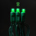 5mm Light Set 70ct Balled- 4" Spacing (Coaxial) (GW) Light Sets Lights for Christmas Green 