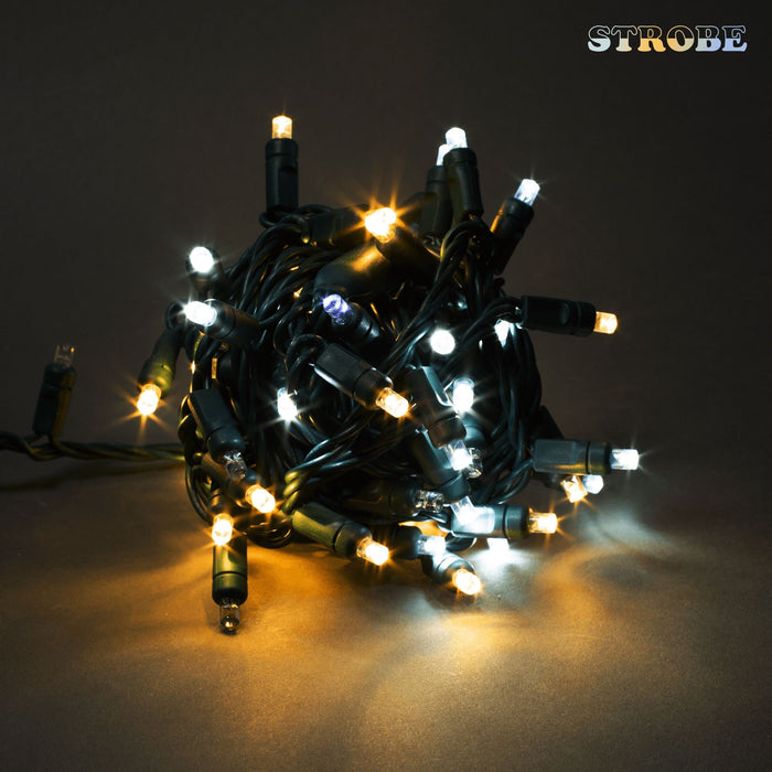 5mm Motion Light Set 70ct Balled-4" Spacing (Strobe / Twinkle) (GW) Light Sets Lights for Christmas 