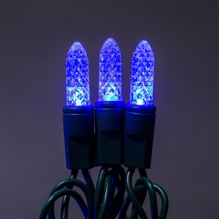 LED M8 50L Light Sets Lights for Christmas Blue 
