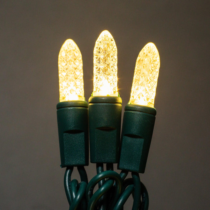LED M8 50L Light Sets Lights for Christmas Warm White 