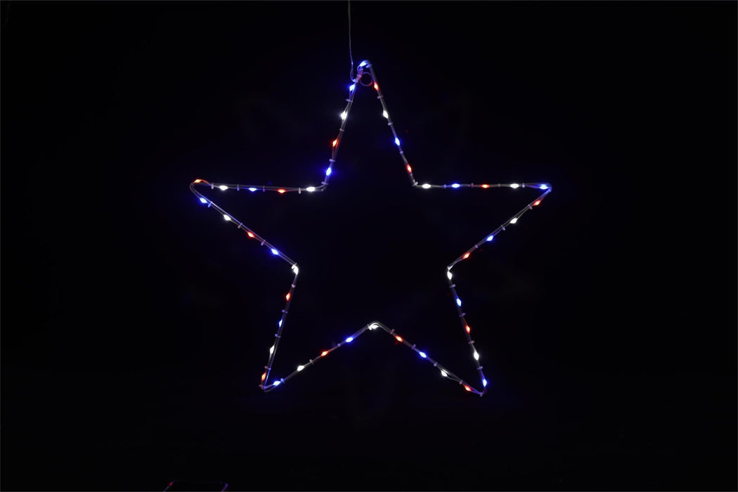 Patriotic Single Star - 24" Lights for Christmas 