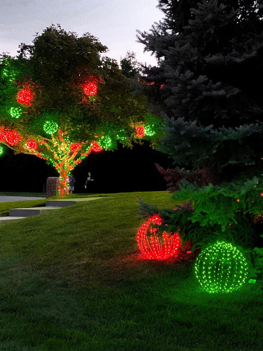 Vickerman 7 lumières à bulles multicolores sur fil vert 13' brin de lumière  de Noël 5 watts par ampoule 