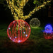 Foldable Sphere White Wire Spheres Lights for Christmas 