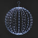 Foldable Sphere White Wire Spheres Lights for Christmas Pure White 15" 