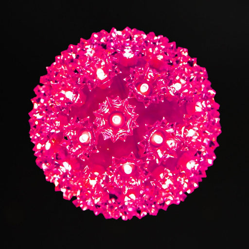 Retro Sphere - 7.5" Spheres Lights for Christmas Red 