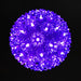 Retro Sphere - 7.5" Spheres Lights for Christmas Purple 