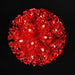 Retro Sphere - 7.5" Spheres Lights for Christmas Red 