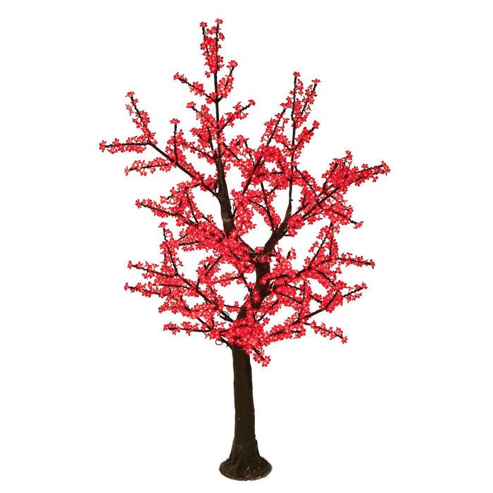 Cherry Tree Trees Lights for Christmas 8.5' Red 