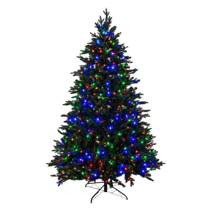 Noble Fir Christmas Tree Trees Lights for Christmas 7.5' Multi 
