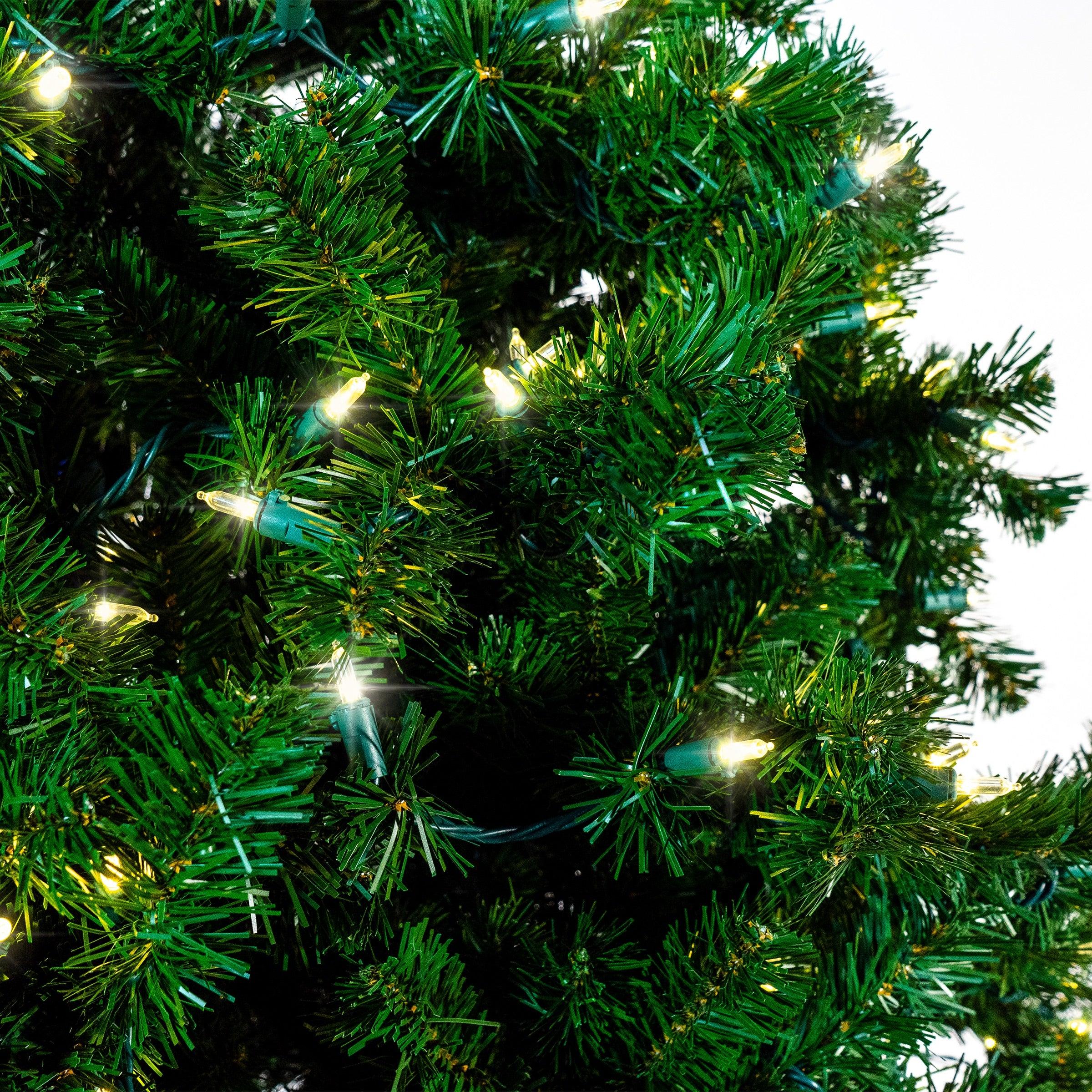 Sequoia Fir Prelit Commercial LED Christmas Garland, Warm White Lights