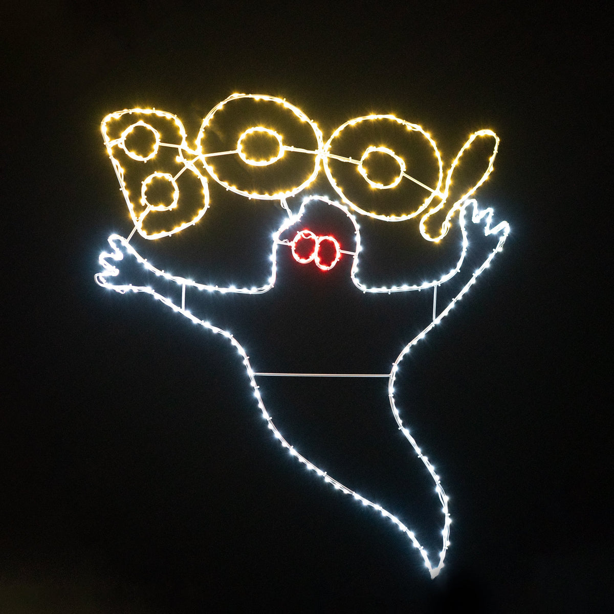 Ghost with Boo Wire Decor 40" — Lights for Christmas
