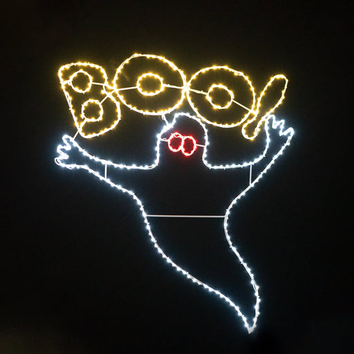 Ghost with Boo Wire Decor - 40" Wire Décor Lights for Christmas 