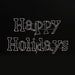 Happy Holiday Wire Décor Sign Wire Décor Lights for Christmas 