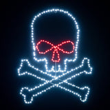 Pirate Skull Wire Decor - 36" Wire Décor Lights for Christmas 