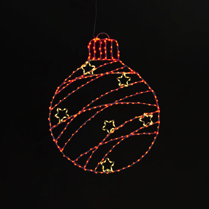 Round Ornament 30" Wire Décor Wire Décor Lights for Christmas Twinkle 