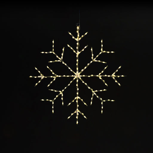 Snowflake 24" Wire Décor Wire Décor Lights for Christmas Warm White 