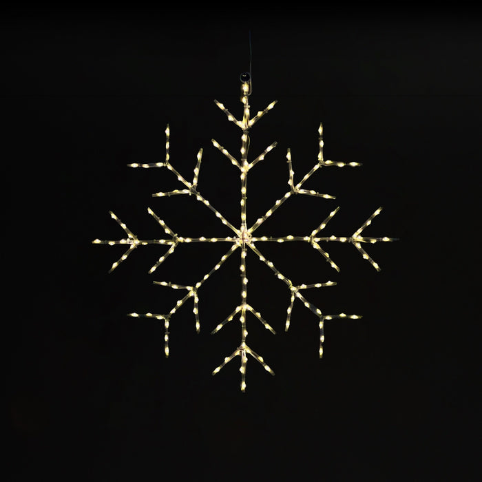 Snowflake 24" Wire Décor Wire Décor Lights for Christmas Warm White 