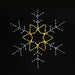 Snowflake 30" Wire Décor Wire Décor Lights for Christmas Champagne 