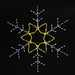 Snowflake 48" Wire Décor Wire Décor Lights for Christmas Champagne 