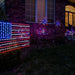 USA Flag Wire Decor Wire Décor Lights for Christmas 