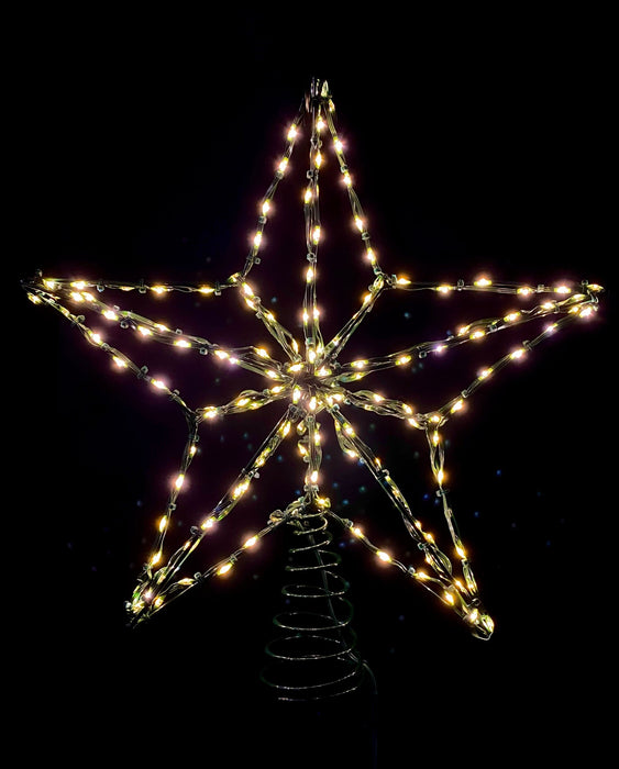 Wired Star for Wired Christmas Tree Lights for Christmas Warm White 3' 