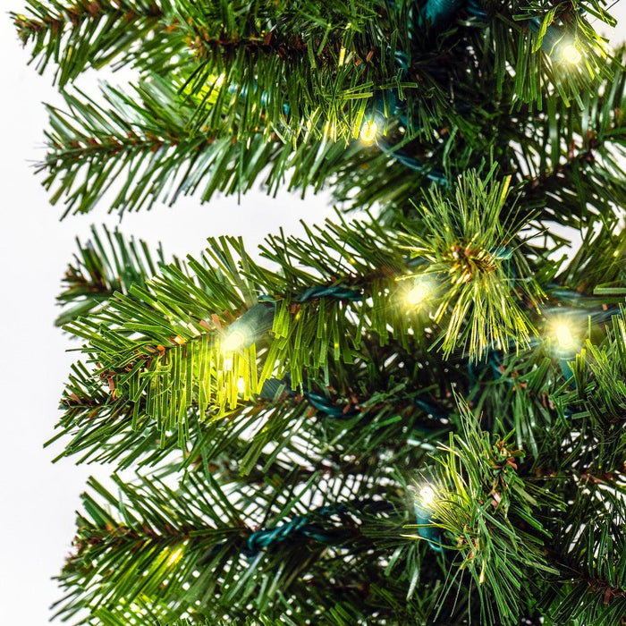 Sequoia Fir Garland - 9' Wreaths & Garland Lights for Christmas Pure White 